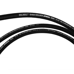 ท่อยางไฮดรอลิกลวดทนน้ำมันแรงดันสูง DIN 20023 4SH สี่เกลียว - Product Image 2