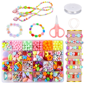 <span class=keywords><strong>Kit</strong></span> <span class=keywords><strong>de</strong></span> Cuentas <span class=keywords><strong>para</strong></span> <span class=keywords><strong>Hacer</strong></span> <span class=keywords><strong>Pulseras</strong></span> y Collares <span class=keywords><strong>para</strong></span> Niñas - Materiales <span class=keywords><strong>de</strong></span> Manualidades <span class=keywords><strong>para</strong></span> el Desarrollo Cognitivo y la Concentración - Product Image 2