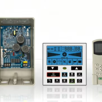Carte de circuit imprimé (PCB) pour refroidisseur évaporatif industriel à onduleur 3KW monophasé 220V, contrôleur de refroidisseur d'air avec écran LCD et Wi-Fi disponible