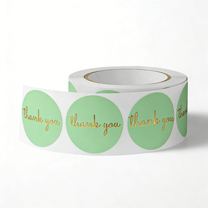 Tarjetas de Agradecimiento de Papel Coloridas con Impresión Personalizada, Pegatinas y Tarjetas de Agradecimiento para Pequeñas Empresas - Product Image 2