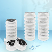 Lingettes humides personnalisées avec logo, emballage magique en capsule, non-tissées, pour soins de la peau, 10g, OEM, pour adultes, usage domestique, blanches, épaisseur 40g/m2