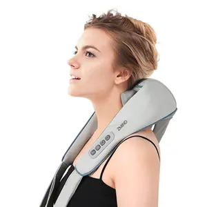 Neck Shoulder Massage Machine Device Wireless Shiatsu Massage Equipment Ems Mini Electric Neck Massager