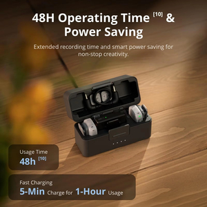 Original DJL <strong>Mic</strong> Mini 2S Ultra Light Wireless <strong>Lapel</strong> <strong>Mic</strong> AI Noise Reduction for Camera Smartphone Interview Vlog Live Stream - Product Image 6