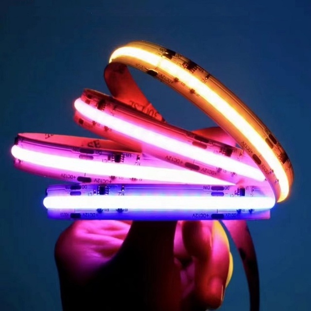 High Quality RGB Dream Color RGBIC WS2811 WS2815 Led Light Strip 784leds Dotless RGBW Pixel Addressable Led COB Strip Lights
