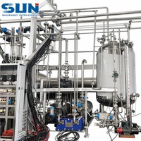 Équipement de distillation d'éthanol à haute efficacité, tour de récupération d'alcool avec fonctionnement sous vide et contrôle de processus stable