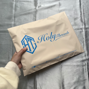 Custom Matte Peach Poly Mailers Bags Blue Logo Printed Self Adhesive <b>Waterproof</b> Shipping Envelopes For Clothing Apparel - Product Image 6