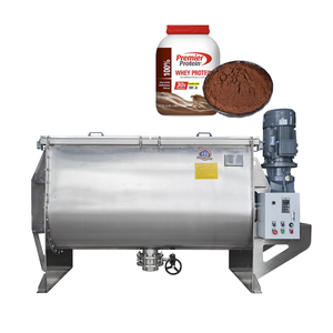 Mélangeur à ruban pour engrais <span class=keywords><strong>NPK</strong></span> de 1 tonne, machine à mélanger les engrais cristallins en acier inoxydable - Product Image 6