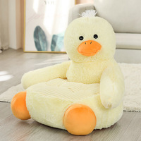 Canapé en peluche animale Chaise pliante à dossier pour enfants Fauteuil en peluche paresseux Fauteuil en peluche Ours en peluche Canapé pour enfants Siège pour bébé