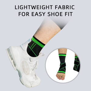 Nẹp Mắt Cá Chân Co Giãn Bằng Vải Mềm Thoải Mái Với Dây Đai Điều Chỉnh Được Cho Bong Gân Viêm Cân Gan Chân - Product Image 4
