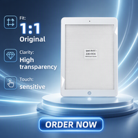 Verre tactile numériseur OCA pour iPad Air2 9,7 pouces, remplacement d'écran, panneau tactile, lentille en verre avant, OCA préinstallé, haute transparence