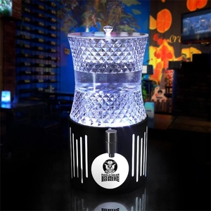 Tour de bière lumineuse à LED Distributeur de boissons Tour de boissons 3L <span class=keywords><strong>4L</strong></span> Bar Nightclub Distributeur de bière Champagne Vin Seau à glace - Product Image 3
