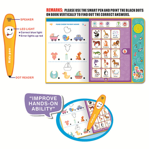 <span class=keywords><strong>Livre</strong></span> audio interactif pour enfants : Éveil <span class=keywords><strong>à</strong></span> la langue anglaise, E-book parlant multifonctionnel - Product Image 1