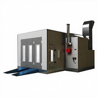 Cabine de peinture automobile sur mesure avec chauffage électrique infrarouge lointain et contrôle intelligent pour séchage de carrosserie