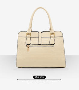 Borsa a tracolla da <span class=keywords><strong>donna</strong></span> in pelle di coccodrillo con chiusura a cerniera alla moda con Design verniciato con motivo geometrico - Product Image 6