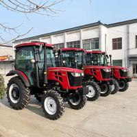 Tracteur agricole multifonction 4x4 compact avec moteur Yangdong 60 CV, transmission par engrenages, haute productivité