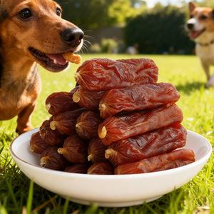 Private Label Ente Wurst Hund behandelt Lebensmittel OEM Lieferant Bestseller Hersteller Großhandel Kostenlose Probe Pet Treats Bulk - Product Image 2