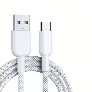 1M 2M 3M High-speed USB to Type C Charging Cables Nylon Braid Data Cable USB C Quick <b>Charger</b> Cord for 15/16/17 Mobile Phone - Product Image 3