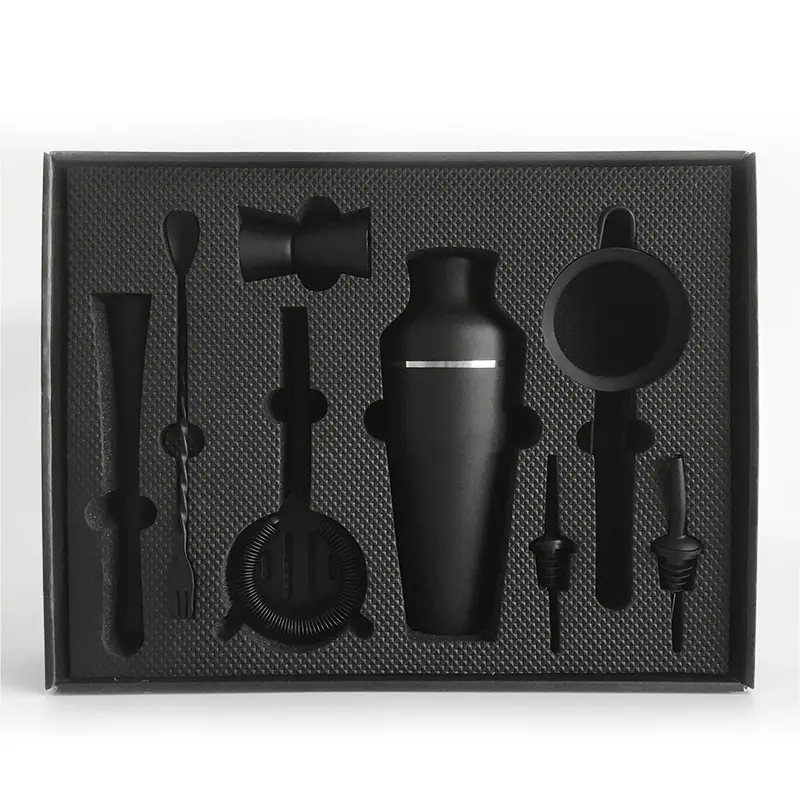 Cocktail Shaker Set, 24 Ounce Drink Mixer Shaker with Accessories, Bartender Kit Bar Set Including Martini Shaker