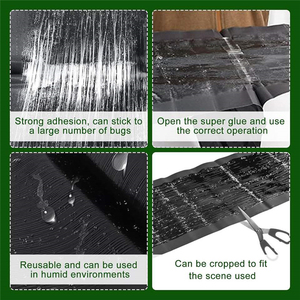Trampa Adhesiva para Ratones, Fácil de Usar, de Alta Resistencia, Color Negro, Alfombra Mágica, Control de Plagas, Gran Cobertura, Repelente de Insectos para el Hogar y la Granja - Product Image 6