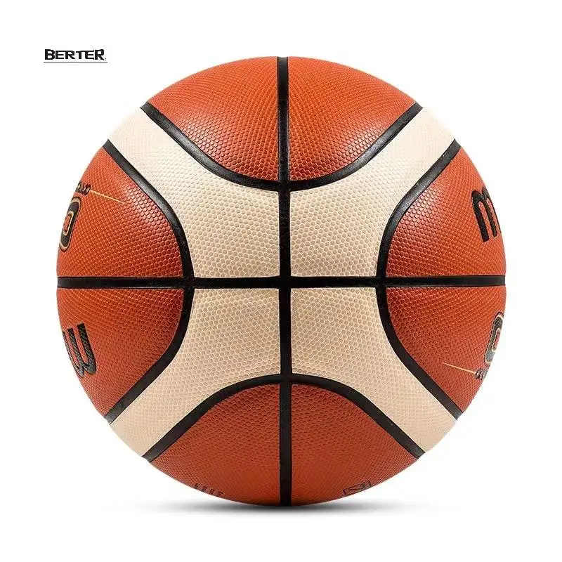 GG7X ballon de Basket-Ball en cuir PU imprimé, vente en gros, haute qualité, balle de sport de rue en vrac