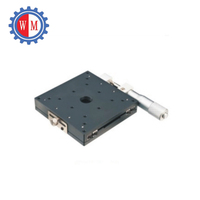 100x100mm Precision Manual Motion Linear Stage Thinner X Axis Translation stages Platform other optics instruments WM wanming