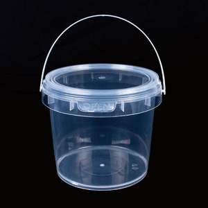Small Food Grade Round <strong>with</strong> <strong>Lid</strong> <strong>and</strong> <strong>Handle</strong> Clear <strong>Plastic</strong> Pails <strong>Plastic</strong> Barrels <strong>Plastic</strong> <strong>Buckets</strong> - Product Image 5