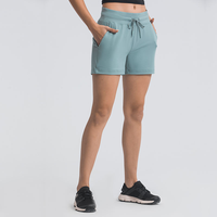 Shorts de sport pour femmes, respirants, à séchage rapide, coupe classique, avec cordon de serrage, pour la course à pied, le cyclisme et l'entraînement