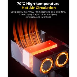 Chauffe-ambiance Creality 40-70 avec circulation d'air chaud pour le séchage du filament d'imprimante 3D - Product Image 1