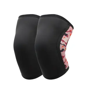 Supporto per ginocchiera in Neoprene 7mm Aolikes per sollevamento pesi e Powerlifting e squat e manica per ginocchio a compressione basket