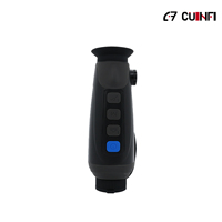 Monocular Térmico de Mano de Alta Resolución 384x288/640x512, NETD ≤20mk, Pantalla OLED, 8 Horas de Funcionamiento, Térmico Táctico