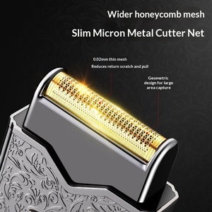 Home Hairdresser Double Blade Electric Shaver Cordless Rechargeable Facial Beard <strong>Razor</strong> <strong>Foil</strong> Men's Shaver - Product Image 4