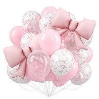 Grensoverschrijdende roze witte vlinder bruiloft ballonset aluminiumfolie verjaardag aanzoek Valentijnsdag Moederdag feest gemaakt