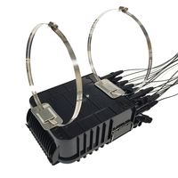 Caja de distribución impermeable de 16 puertos para exteriores Terminal de fibra óptica FTTx Caja de fibra dividida de cable óptico
