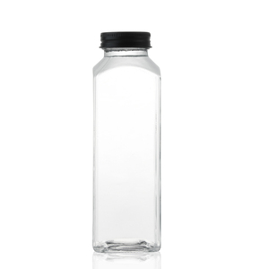 Bouteille en verre carrée <span class=keywords><strong>française</strong></span> de qualité alimentaire 12 oz 350 ml pour boissons, lait, avec couvercle - Product Image 5