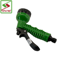 Kit de tuyau d'arrosage extensible en PVC robuste à 7 modes, tuyau flexible pour l'arrosage du jardin, le lavage de voiture, le nettoyage, pulvérisation réglable
