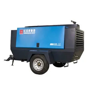 D miningwell portable diesel air compressor mobile air compressor for drilling well