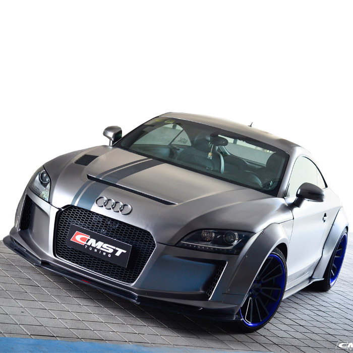 CMSTスタイル ワイドボディキット Audi TT フロントバンパーとカーボン 