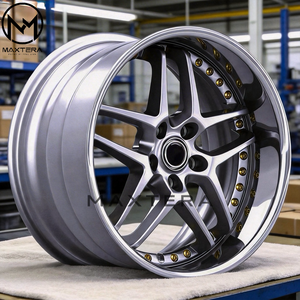 Jantes en alliage Maxtera Forged Custom Blitz-03 Style JDM pour Nissan 350Z 370Z GT-<span class=keywords><strong>R</strong></span> Toyota Supra Lexus GS Honda Civic Type <span class=keywords><strong>R</strong></span> WRX - Product Image 4