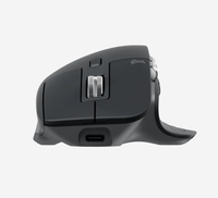 Souris de jeu sans fil Performance MX Master 3S originale avec 8K DPI plus silencieux clics défilement plus rapide réglable Palm Lift