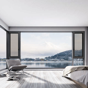 Ventana Abatible de Aluminio Moderna, Insonorizada, para Baño, con Apertura Vertical, <span class=keywords><strong>Triple</strong></span> Vidrio Aislante, Aislamiento Térmico, Ahorro de Energía - Product Image 5