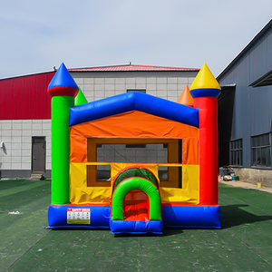 Château gonflable commercial personnalisé pour enfants, coloré, pour location événementielle - Product Image 1