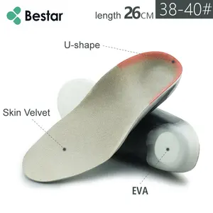 Chất Liệu Pu Trẻ Em Giày Lót Plantar Arch Hỗ Trợ Orthotics Tùy Chỉnh Logo In Màu Lót Chân