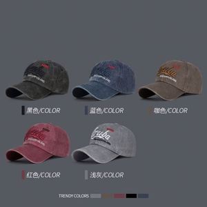 Customized Embroidery 100% Cotton Washed Old Coated Retro Vintage Baseball Cap Twill Low Profile 6 Panel Baseball Cap <b>Hat</b> - Product Image 3