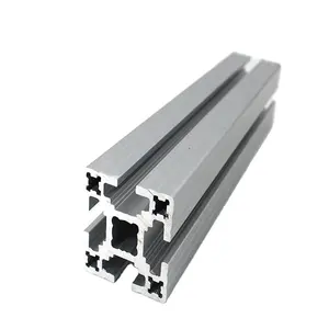 Industrial Extruded Aluminium Profiles 6063 T5 T Slot CNC 4040 Aluminum Alloy Extrusion Profile Factory Aluminium