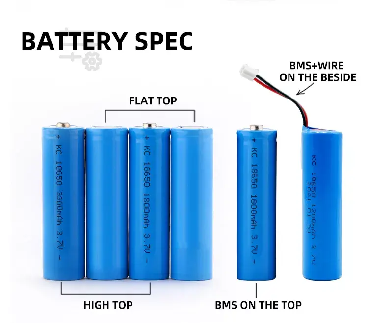 Oplaadbare 3.2V Lifepo4 Batterij 14500 18500 18650 Lifepo4 Cel Voor Zonne-Licht Batterijcellen 3.7V Aaa Li-Ion Batterij