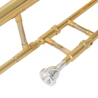 China OEM Professional Beginner Level Brass Alto Trombone Musical Instrument with case and Accessories