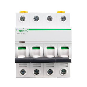 Disyuntor mcb de alta calidad, 400 <span class=keywords><strong>V</strong></span>, CA, 50/60Hz, A9F18404, 4A, 6KV, <span class=keywords><strong>Acti</strong></span> 9 IC65 series - Product Image 2