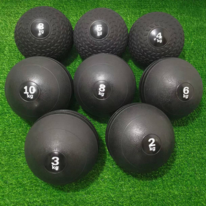 Borracha dura sólida Soft Weighted Slam Ball 2kg-20kg Medicine Ball para Core Training e portátil Gym Fitness - Product Image 1