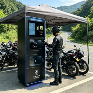Máquina Expendedora Inteligente de Cascos para Motocicletas con Pantalla Táctil, Equipo de Venta Comercial - Product Image 5
