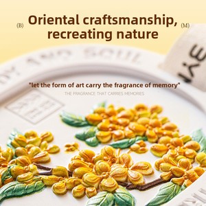 Tablettes d'aromathérapie en gypse parfumées à l'osmanthus solide pour armoire et <span class=keywords><strong>voiture</strong></span>, parfum longue durée, cadeau de Noël - Product Image 4